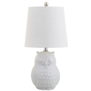 Hoot 20.5" Ceramic Mini LED Table Lamp - JONATHAN Y